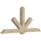 Ekena Millwork Kennewick Rough Sawn Timber Gable Bracket, Douglas Fir, 96"W x 44"H x 6"D x 6"F, 11/12 Pitch GBW096X44X0606KEN00RDF - alternate 5